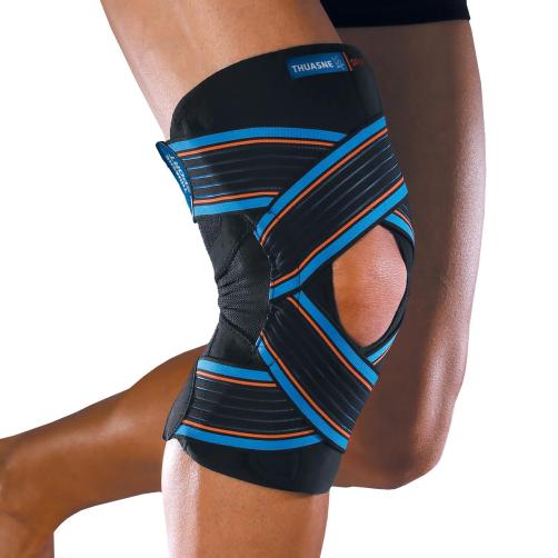 Genouillère strapping ouverte Thuasne sport – Douleur ou genou instable – Maintien 4